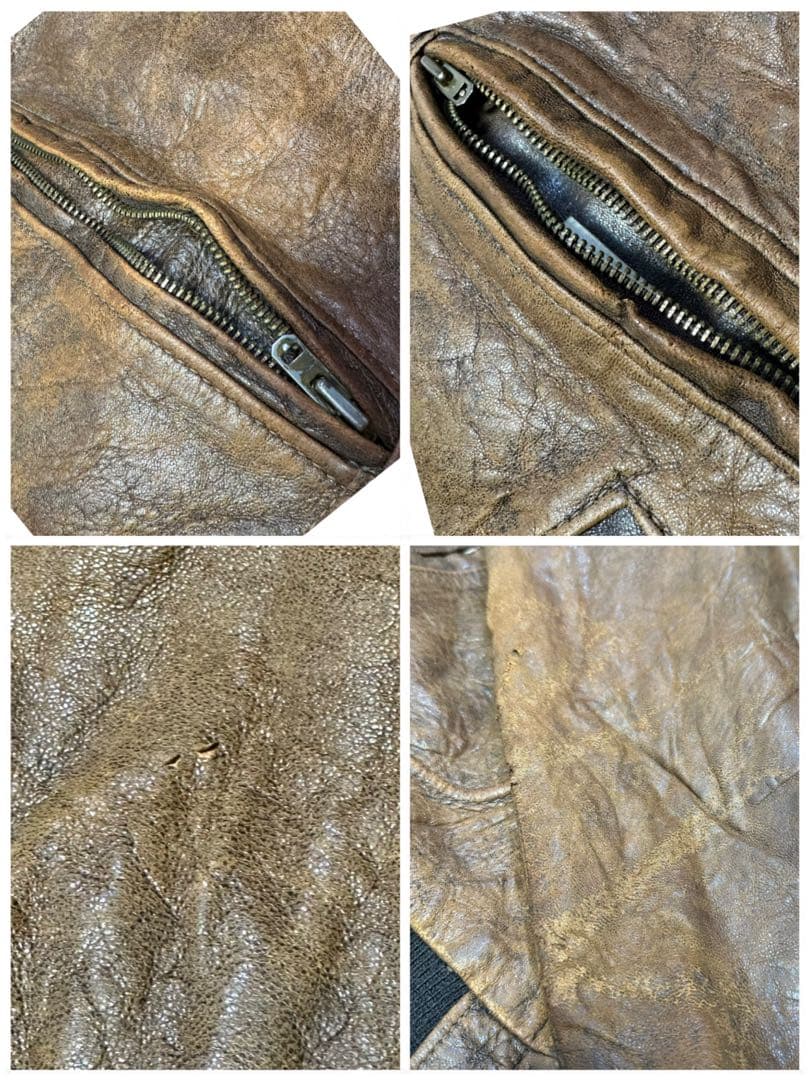 【Schott☆USA製☆A2レザージャケット】本革☆フライトJK 70s80s