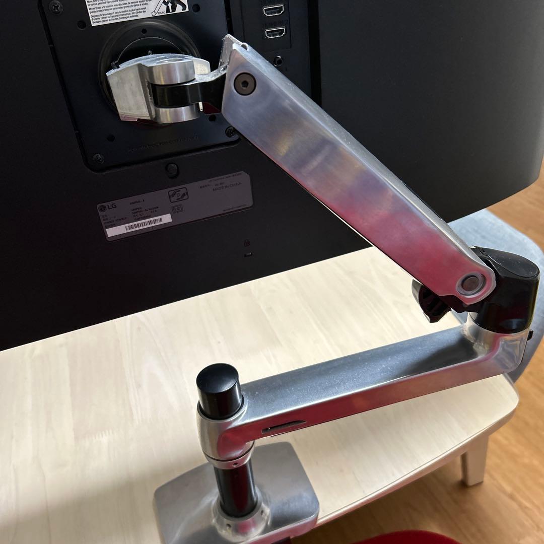 LG34WP500&ERGOTRON LXモニターアーム&送料込