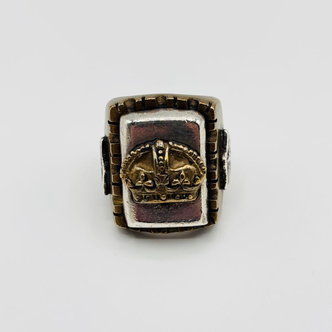 17号 HTC エイチティーシー メキシカンリング クラウンエンブレム ゴールド