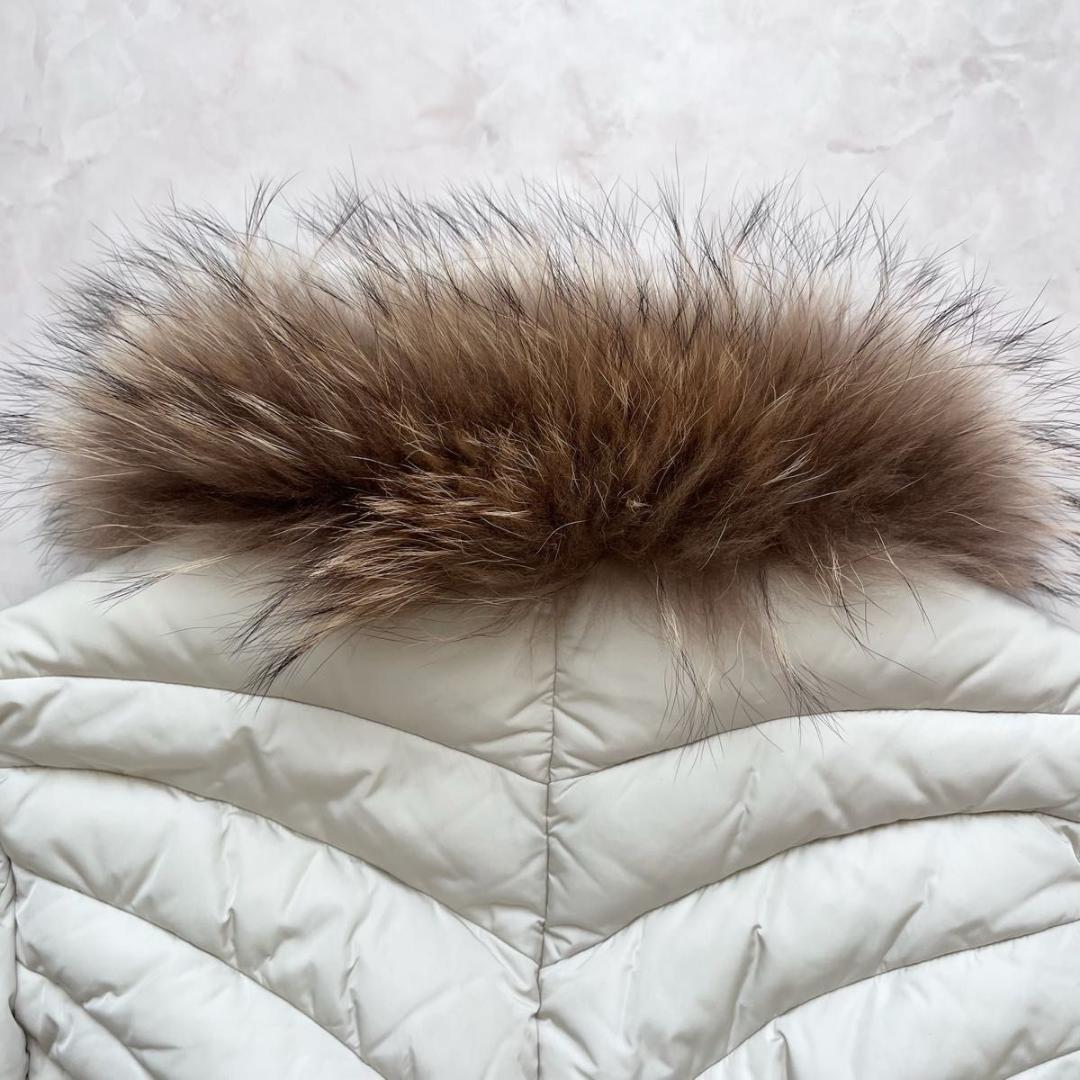 MaxMara ダウンジャケット　コート　フード　ファー　ベルト付き 42 L