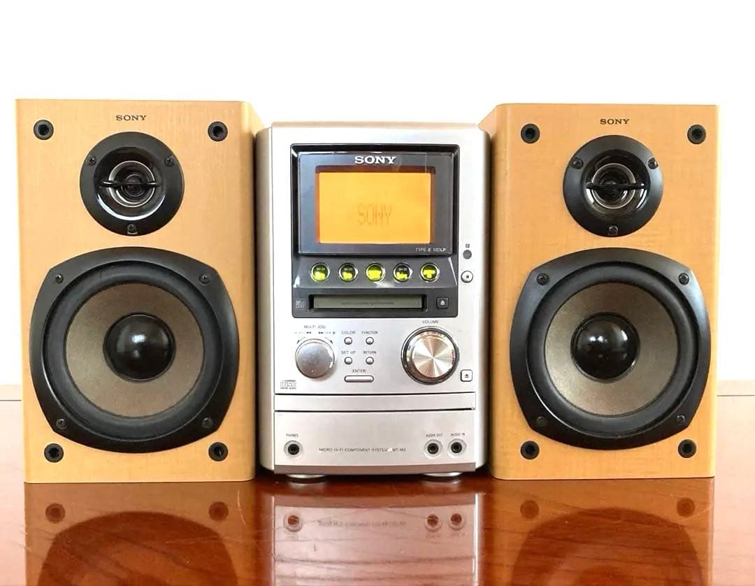 SONY MDシステムステレオ　CMT-M3 (HCD-M3)メンテナンス済み