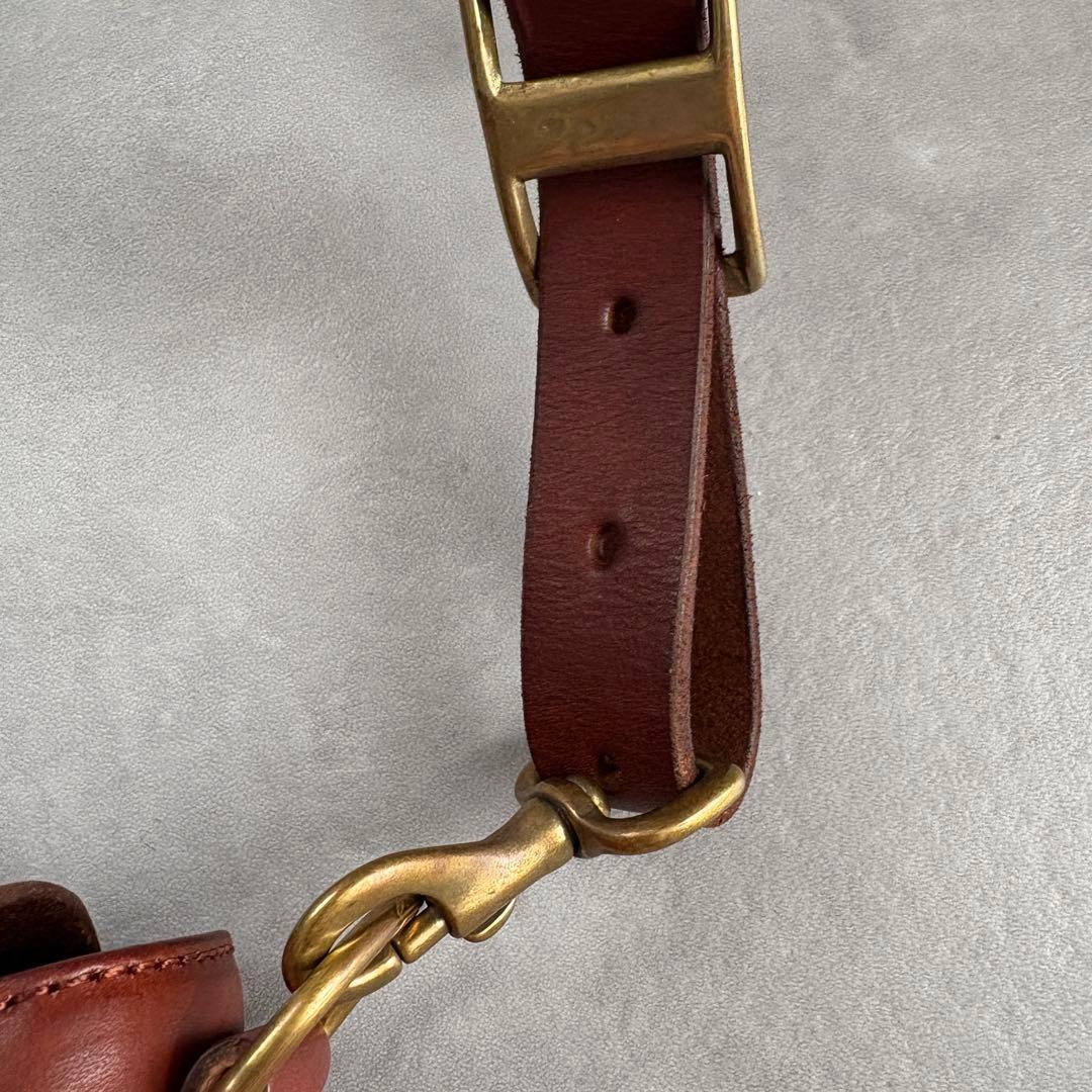 VASCO ヴァスコ ポストマンレザーショルダーバッグ 鞄 肩掛け ブラウン