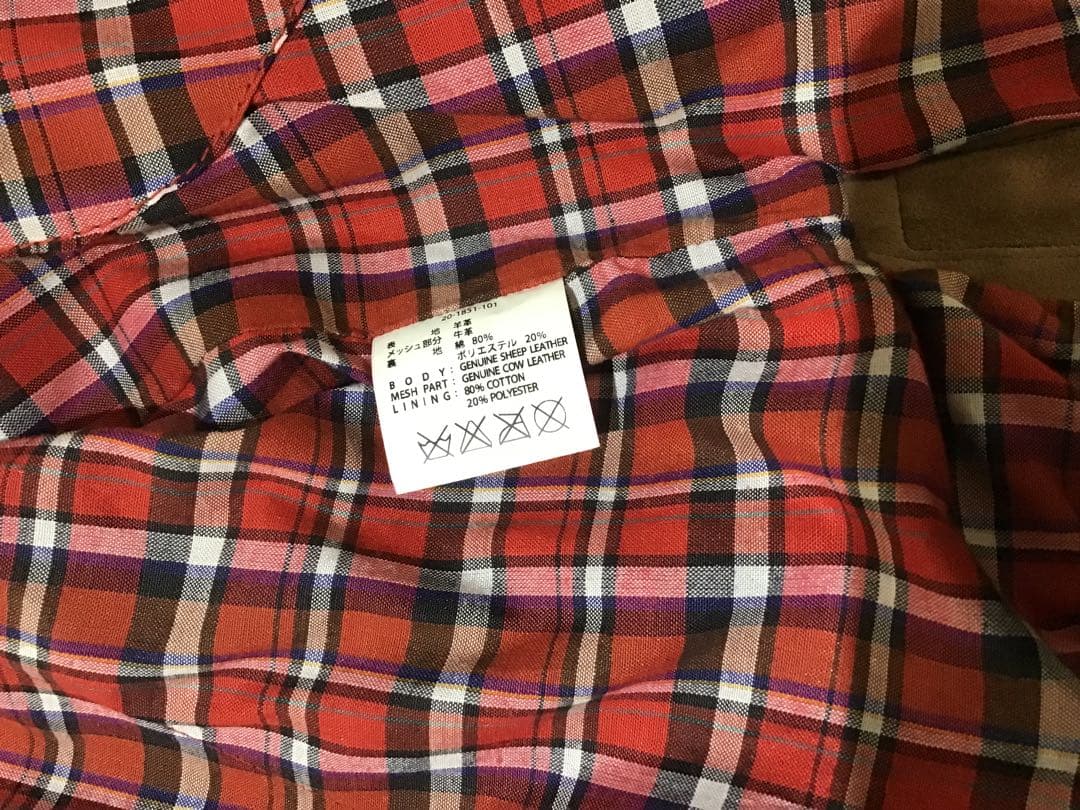 21399 56Design レザージャケット 56 デザイン 羊革 M 美品