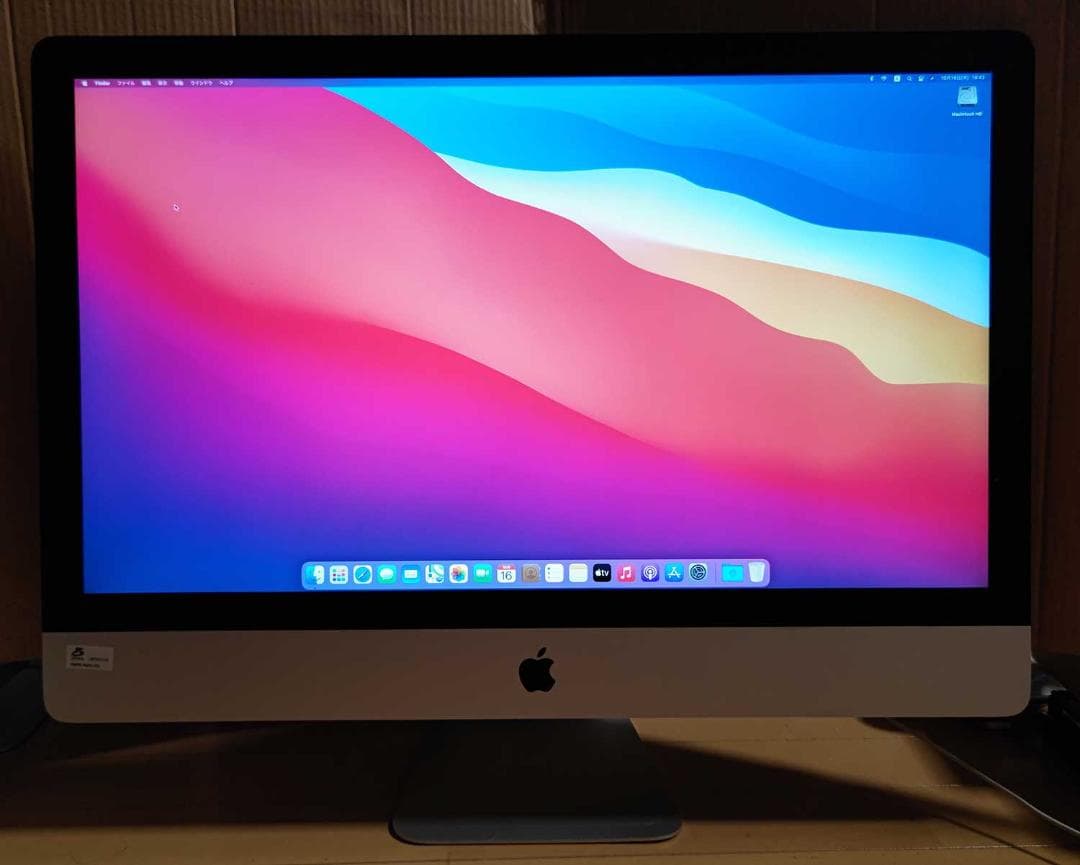訳あり iMac 27 Retina 5K 2015 16GB 1TB