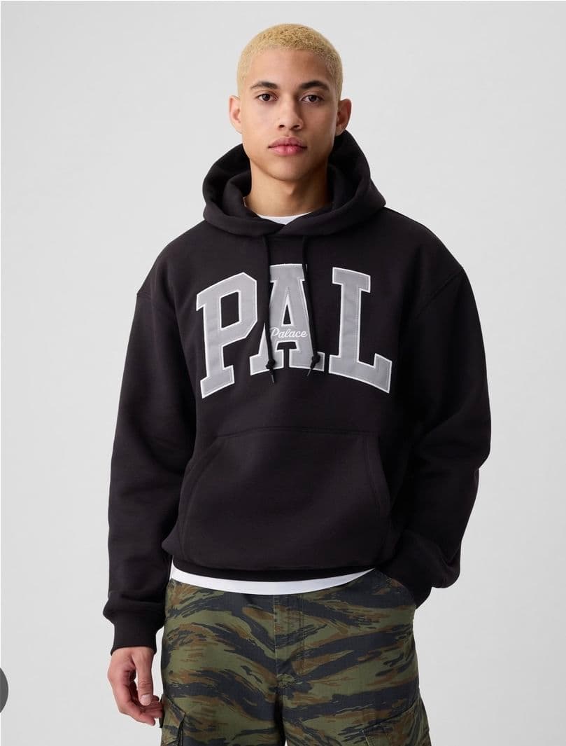 ☆希少美品☆PALACE x Gap Hood Black パレス パーカー