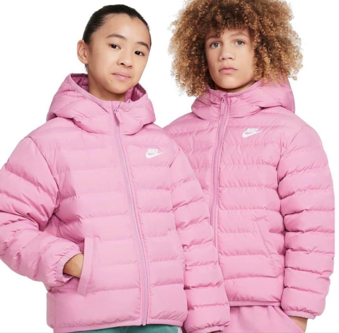 NIKEナイキ マイクロダウンアウターキッズサイズ 160 Lサイズ ピンク