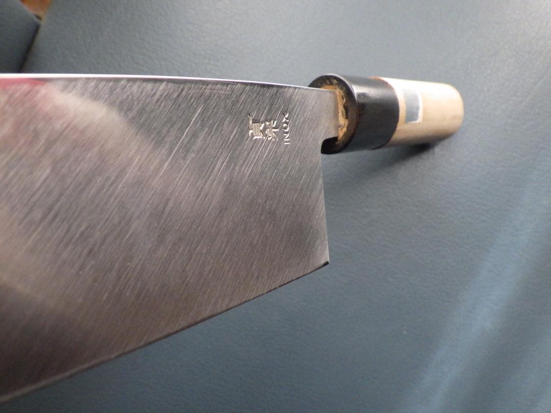 こ*ば様 INOX本焼/貞宗/出刃包丁/本水牛天然木柄★オリジナル鞘付属★