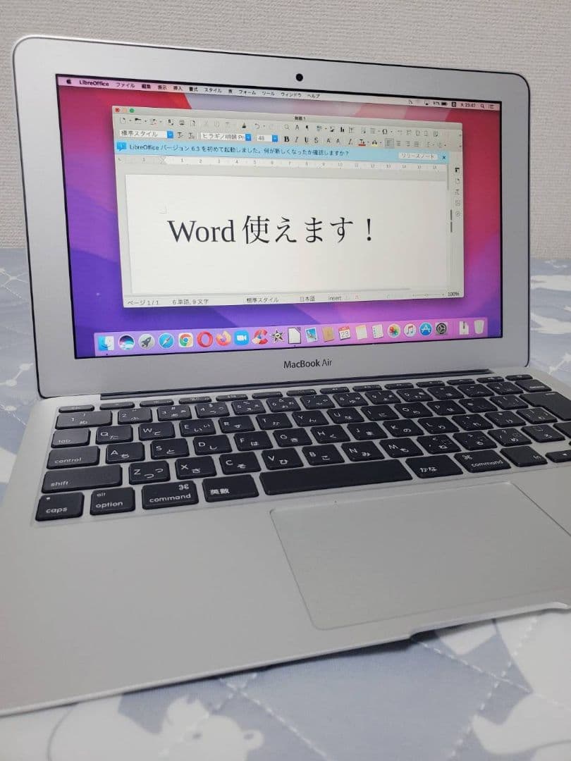 バッテリーとキーボード新品！MacBook Air