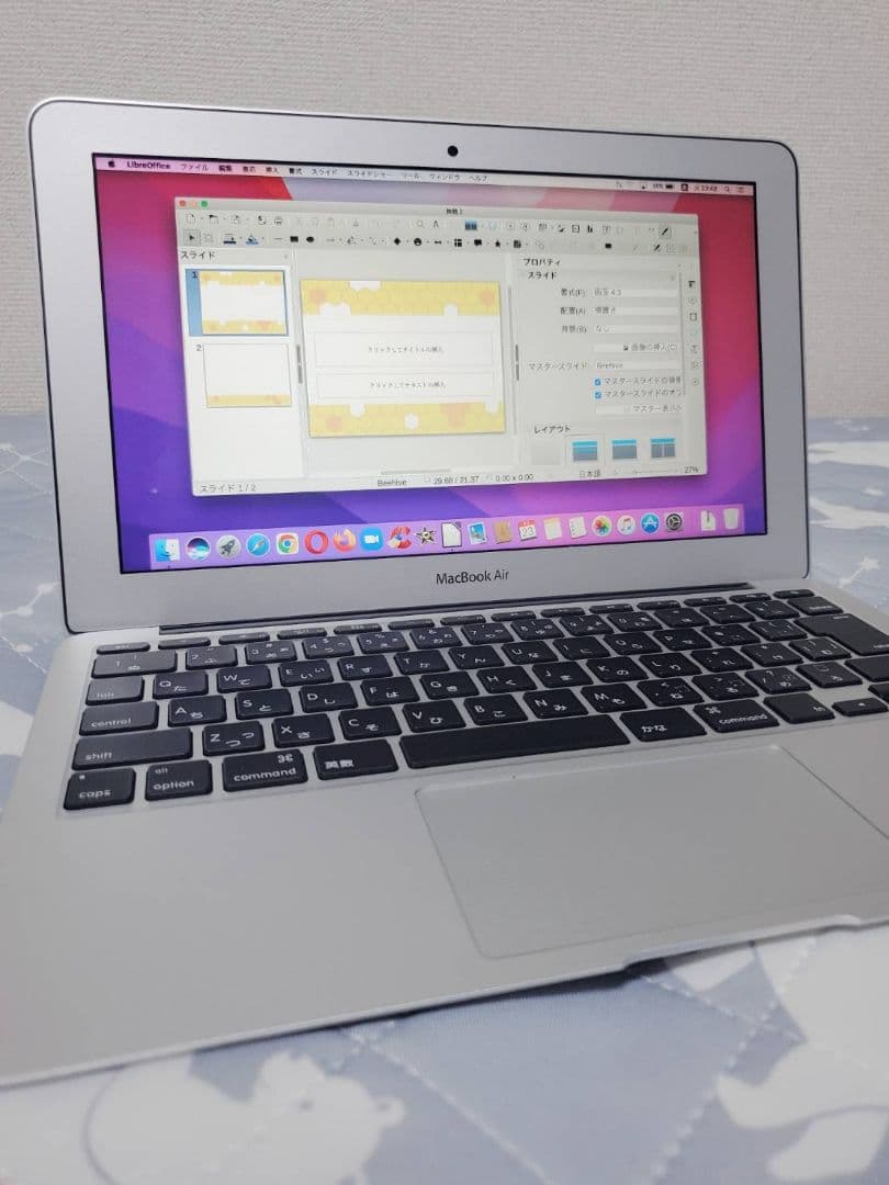 バッテリーとキーボード新品！MacBook Air