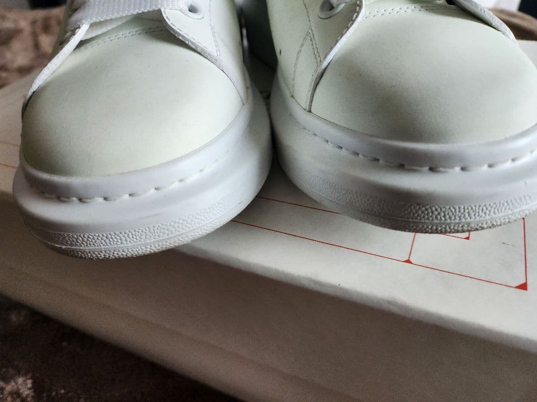 訳あり　Alexander McQueen 　レザースニーカー　41　2６cm