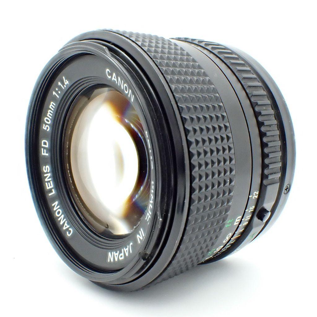 【動作確認済】Canon New FD 50mm f1.4 純正付属品付き