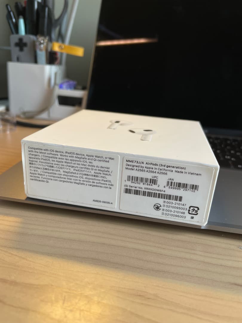 AirPods 第3世代 Lightning ケース 動作良好