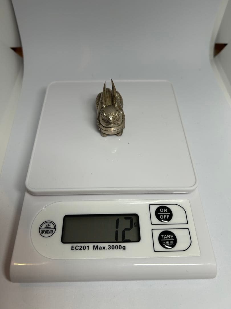 銀製　かぼちゃ119グラム＆うさぎ 12グラム セット　T900 シルバー