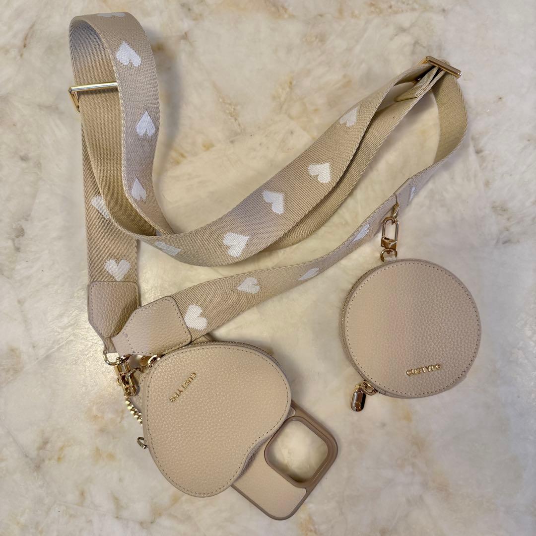 CUSTYP iPhone16Proケース ストラップ付き