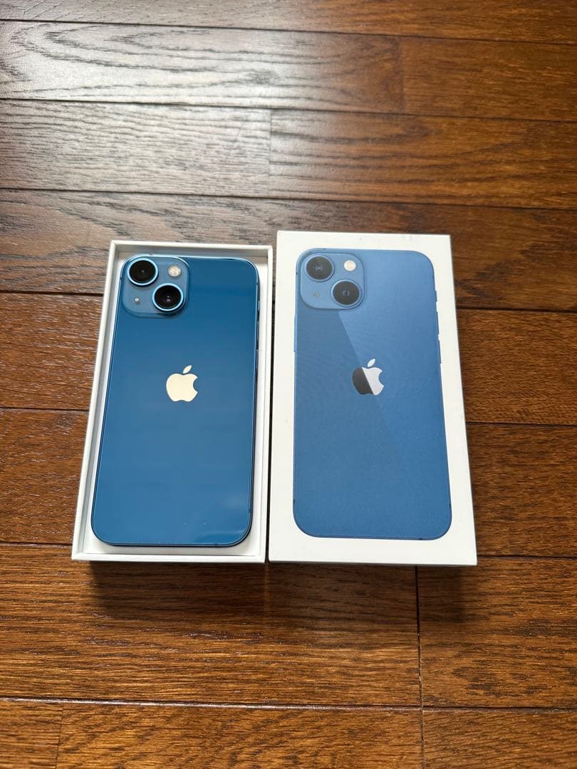 Apple iPhone 13 miniブルー 本体　純正バッテリー99%