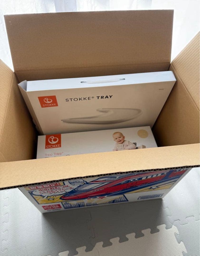 12/16迄　箱付　ストッケ トリップトラップ ベビーセット＆トレイ