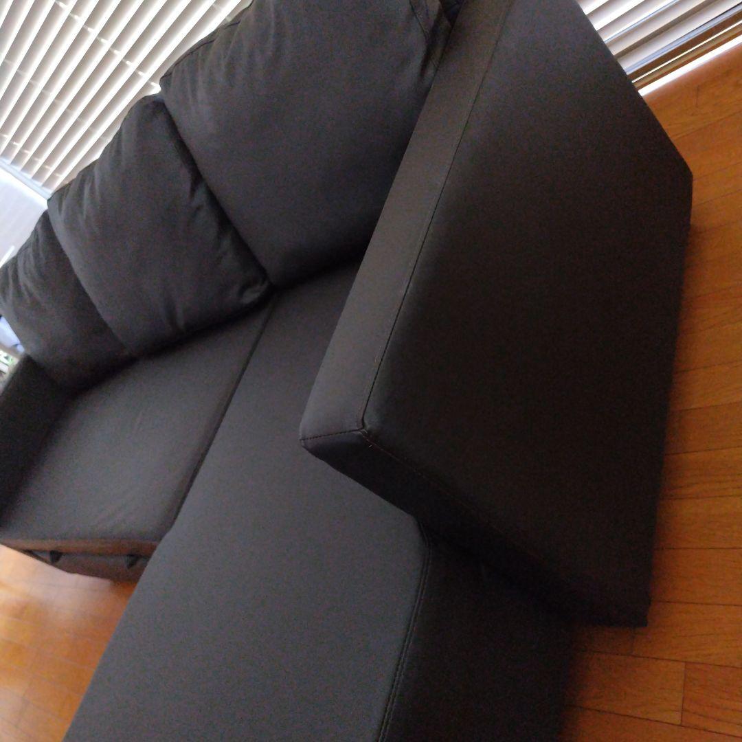 ニトリ　カウチソファベッド（Nシールド ノアーク2 DBR）