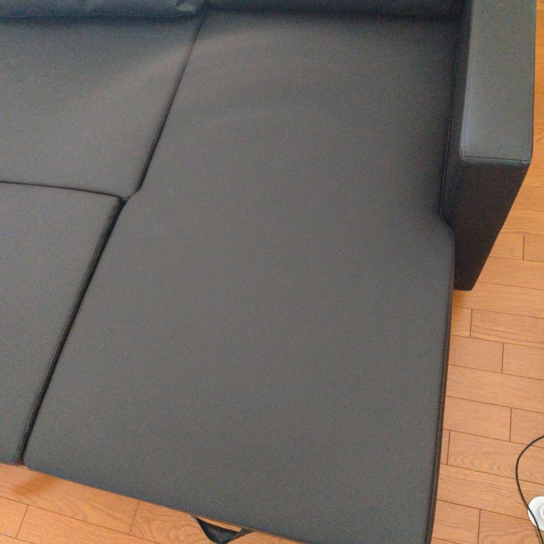 ニトリ　カウチソファベッド（Nシールド ノアーク2 DBR）