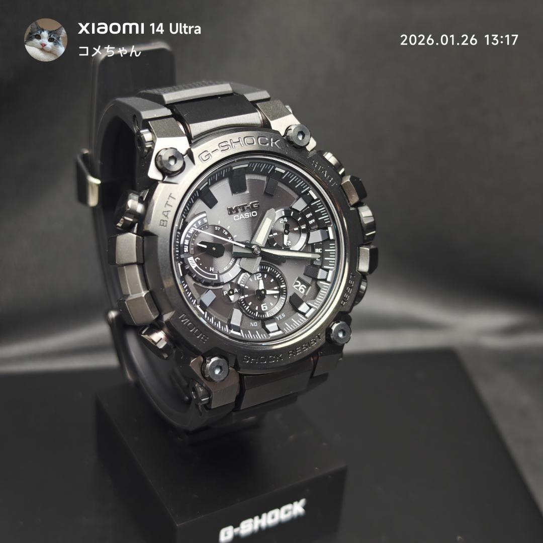 【美品】カシオ G-SHOCK　MTG-B3000B-1AJF　保証付き