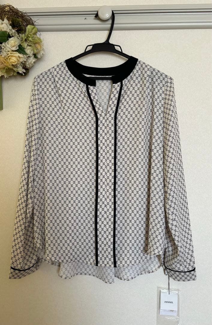 【新品】FENNEL長袖ブラウス【アイボリー】