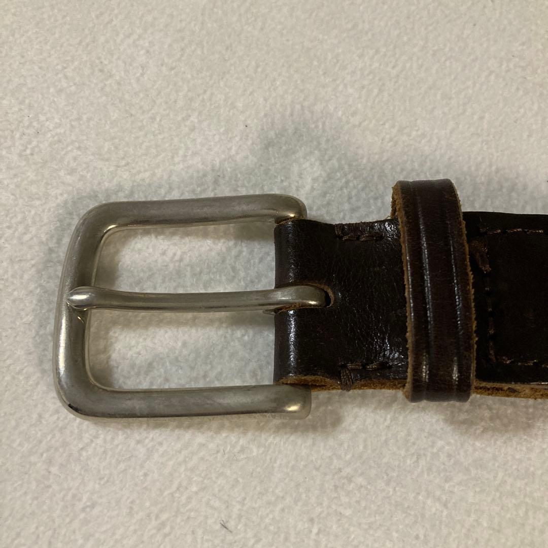 希少40 大きいサイズ ホワイトハウスコックス メッシュベルト ダークブラウン