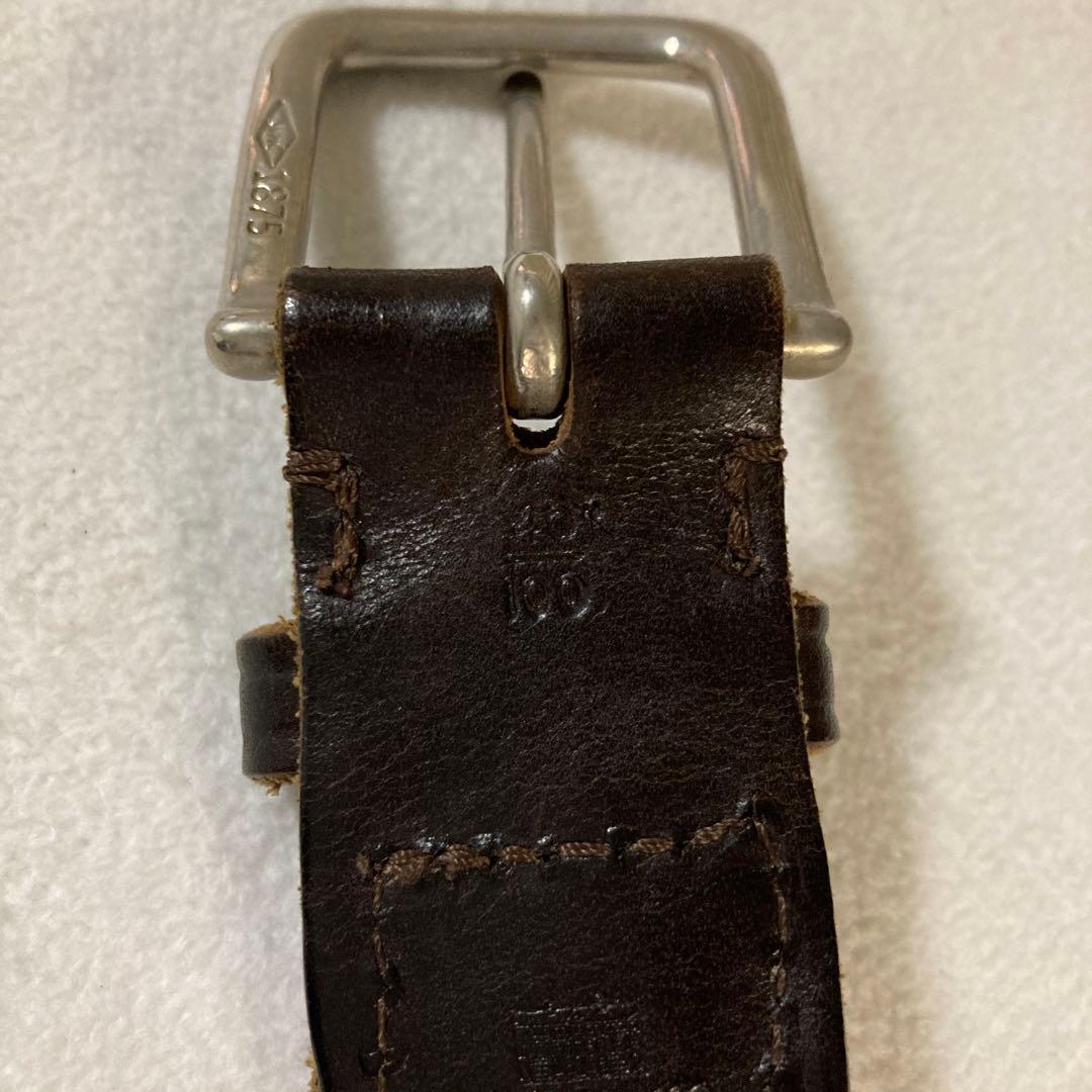 希少40 大きいサイズ ホワイトハウスコックス メッシュベルト ダークブラウン