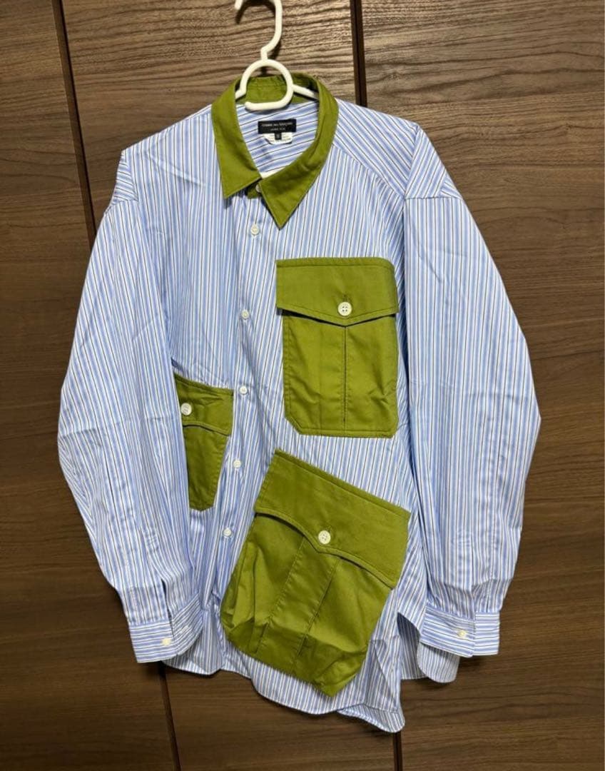 コムデギャルソンオムプリュス　25aw カーゴポケットシャツ