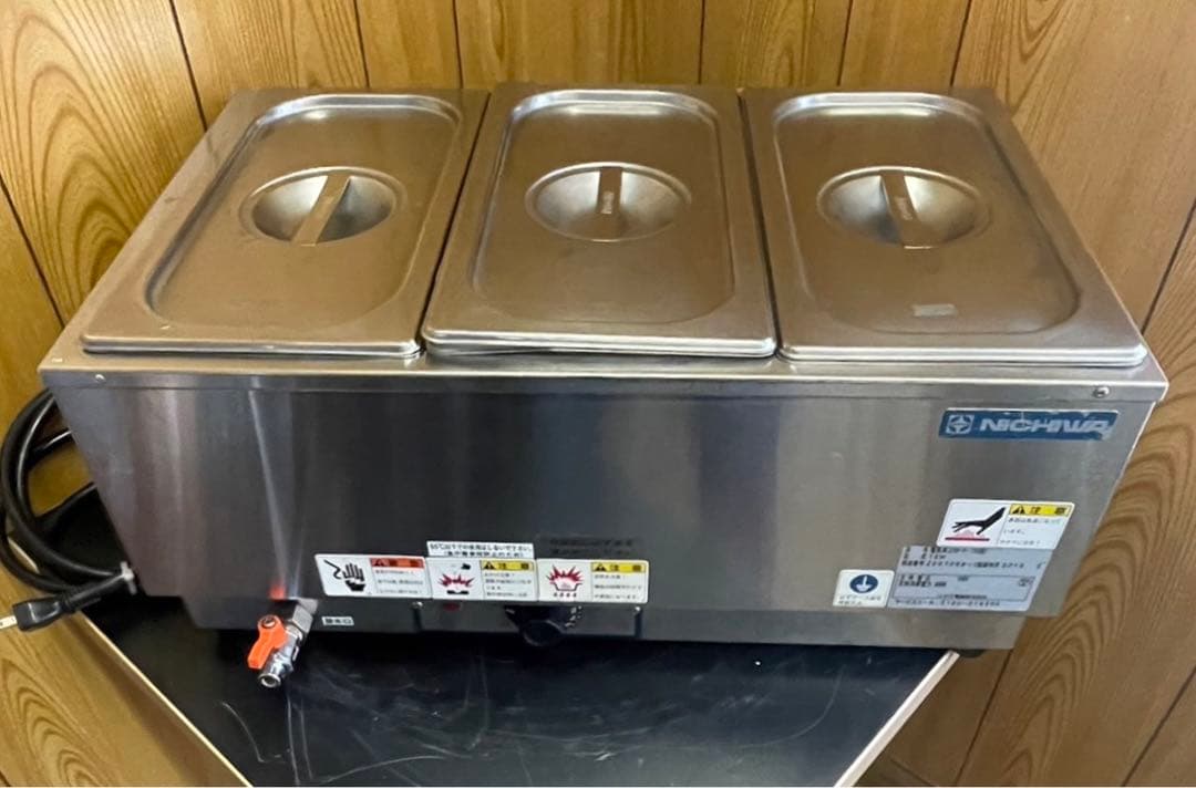 2019年 ニチワ 電気卓上ウォーマー ヨコ型 TEW 湯煎式 単相 100V