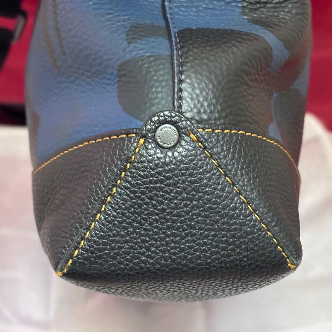 coach☆カモフラ柄2wayビジネスバッグ