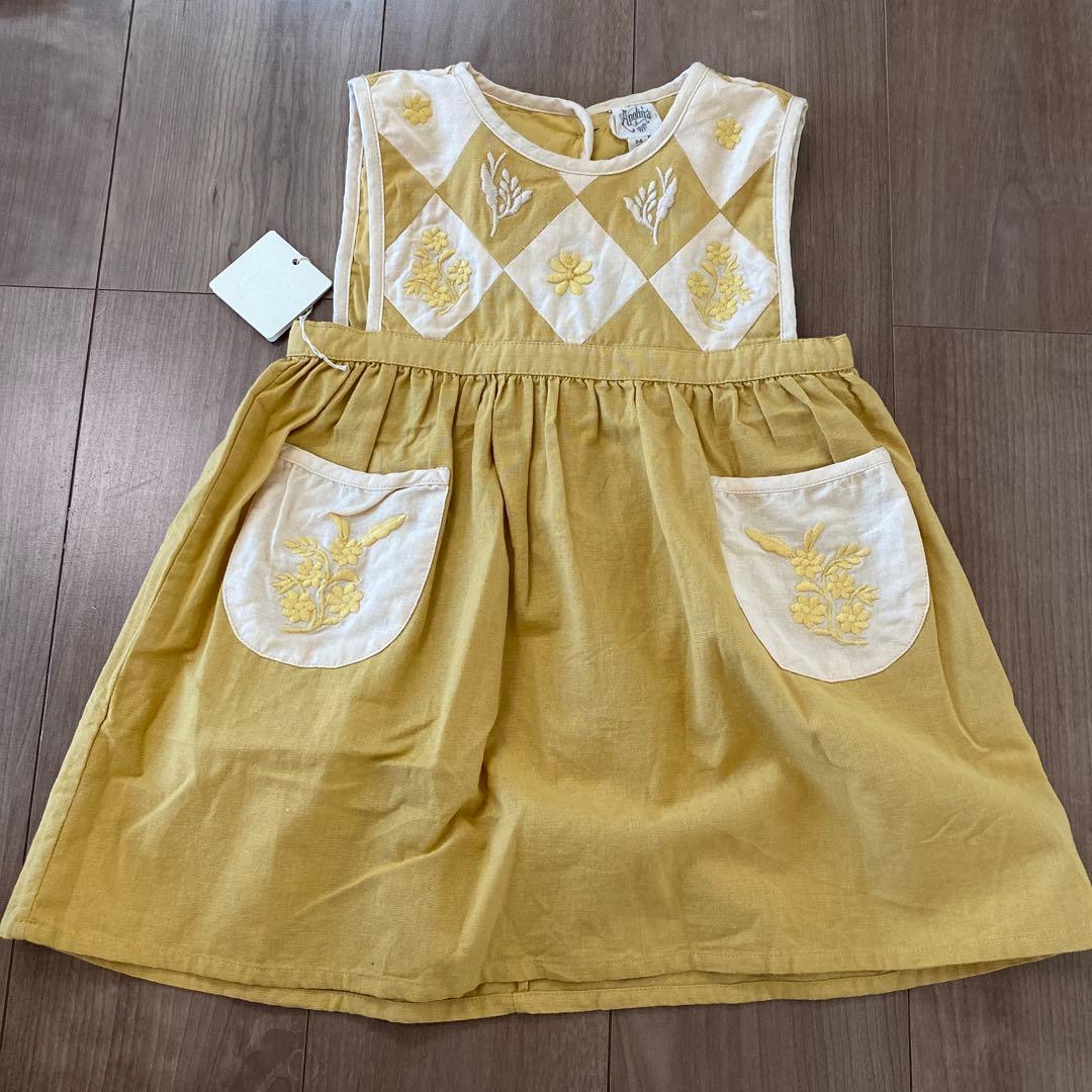 ワンピース Apolina Bibi Panelled Pinafore 3-5y