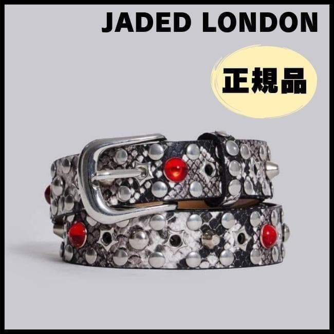 新品タグ付き未使用★JADED LONDON Mamba スタッズ ベルト