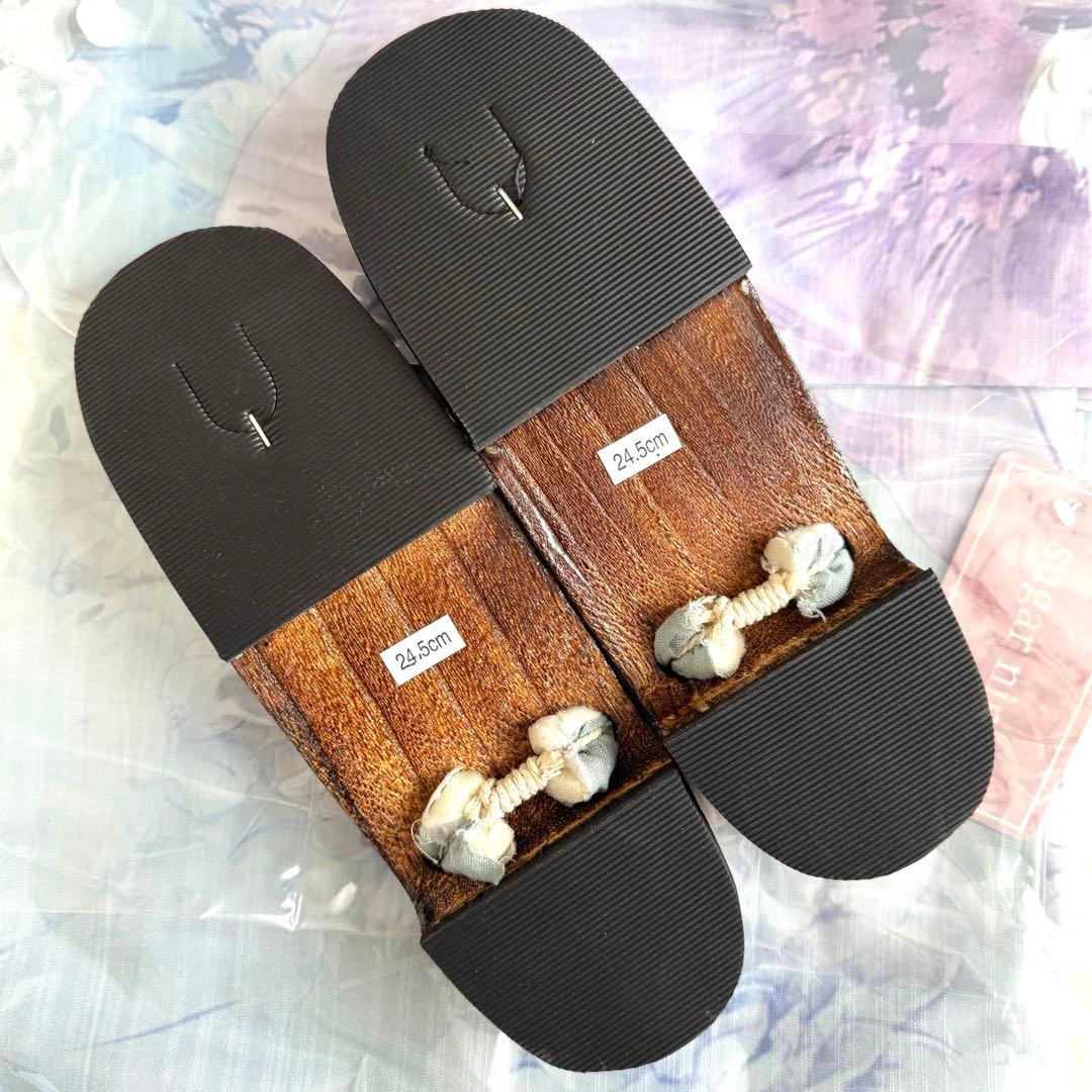 6点セットsugar nine 浴衣・帯2・帯飾り・下駄・髪飾り