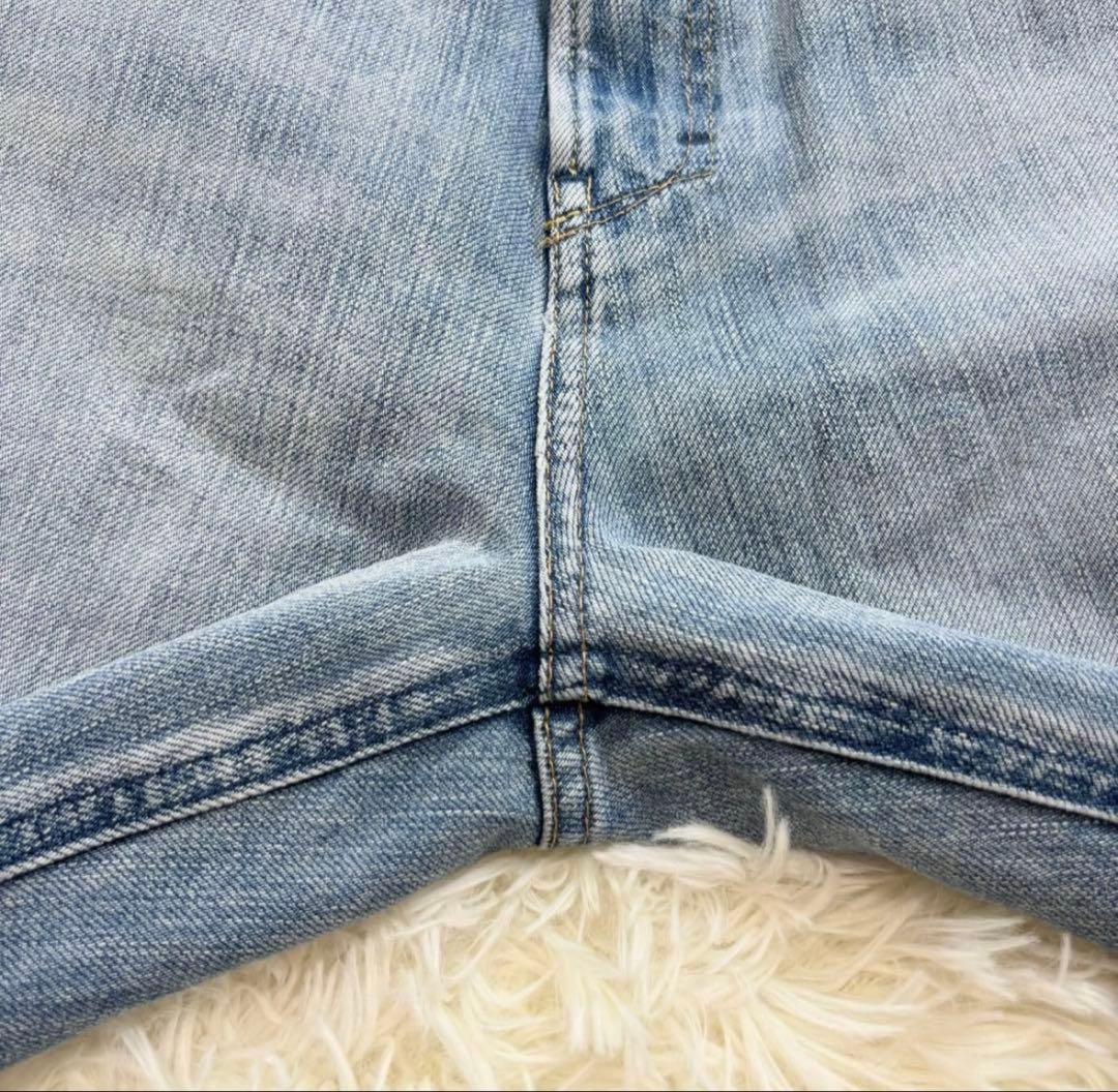 美品 YANUK ヤヌーク ボーイズストレートデニム LEA 57111231