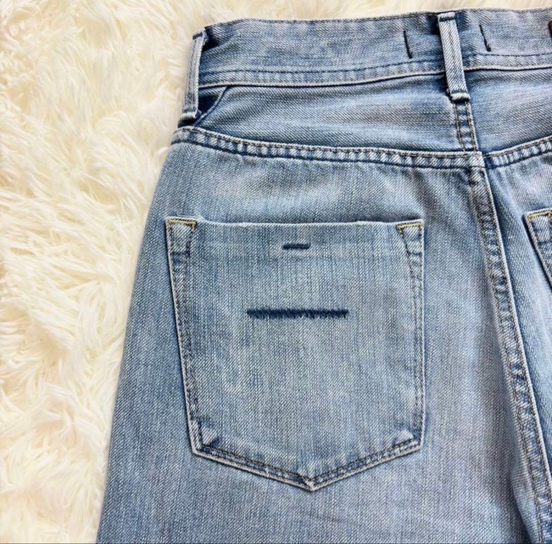 美品 YANUK ヤヌーク ボーイズストレートデニム LEA 57111231