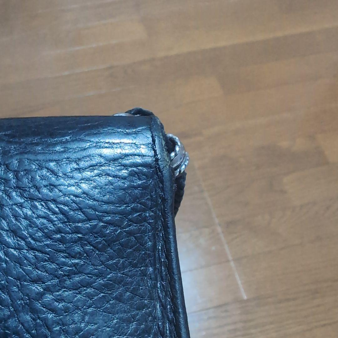 chromehearts2zipwalletアイアンクロスストラップ付き最終価格