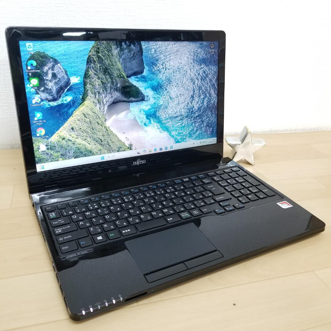 期間限定 新品SSD Win11 即使用可ノートPC 富士通(E0527)