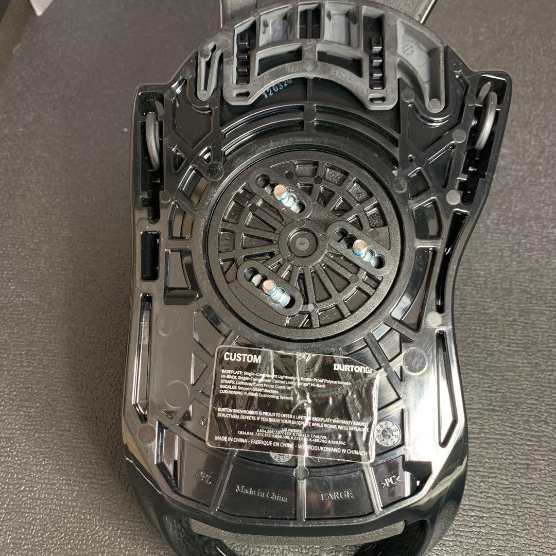 スノボー　ビンディング　バートン　カスタム　中古美品　Lサイズ