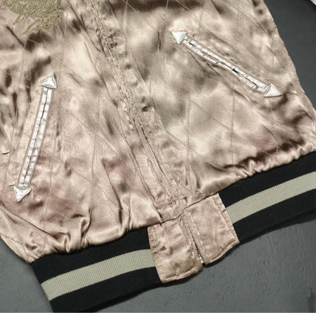 WJK 刺繍 リバーシブル スカジャン