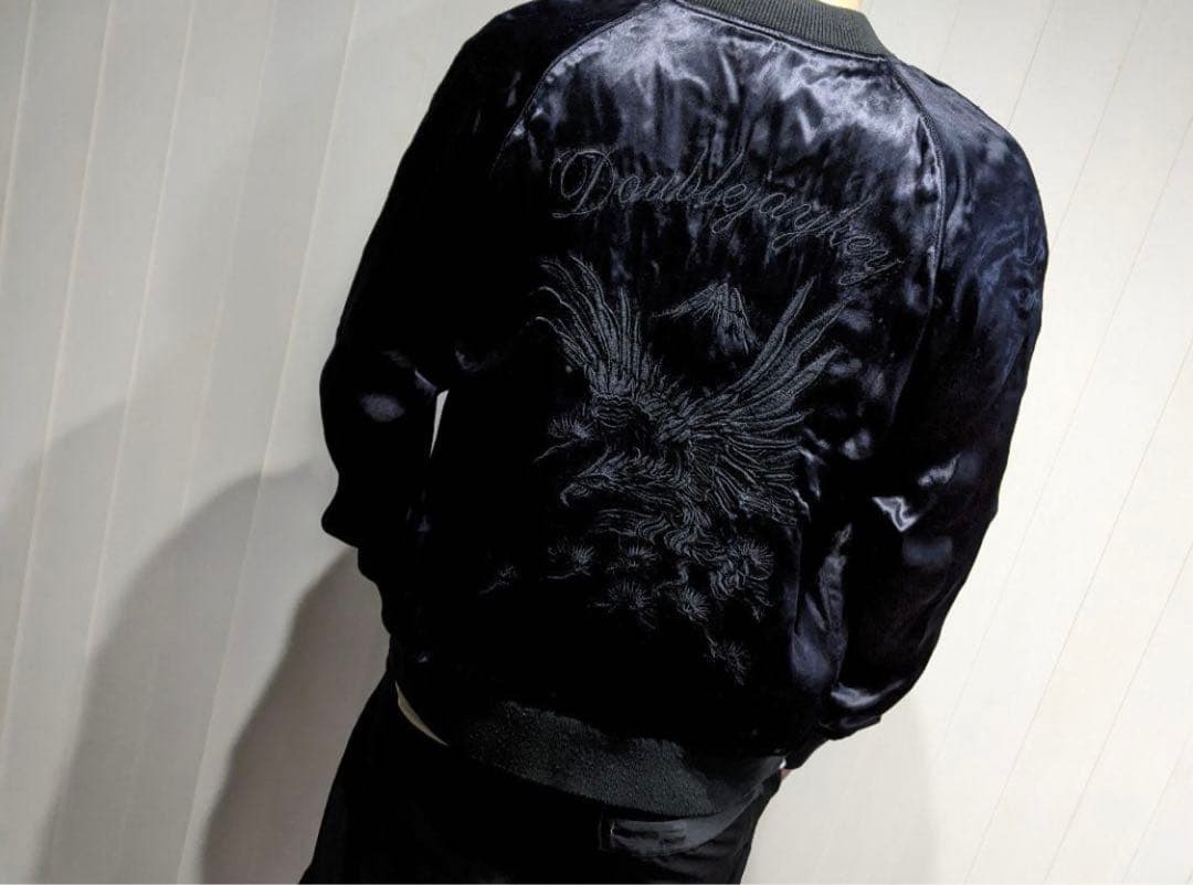 WJK 刺繍 リバーシブル スカジャン