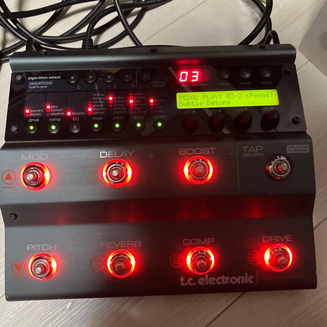 ギター nova system tc electronics