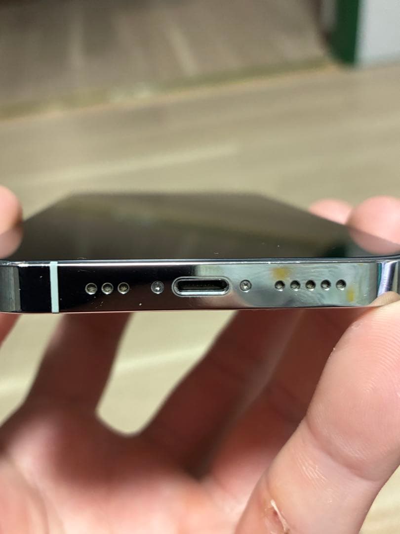 ◾️iPhone13Pro 128G ホワイト　画面液晶漏れ有　全体の状態✖️