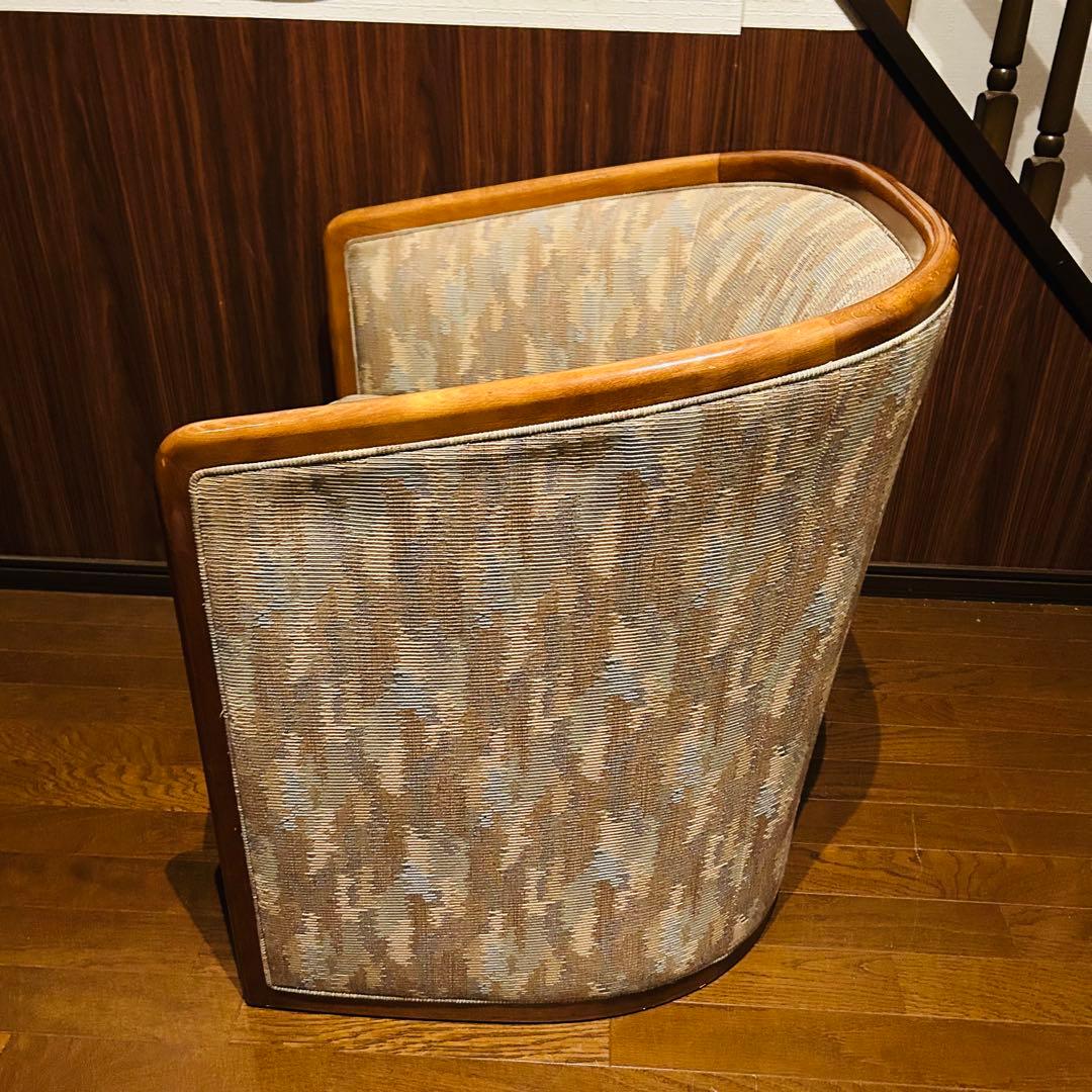 【良品】 シングルソファー 腰掛け椅子 家具 1人用椅子 ③