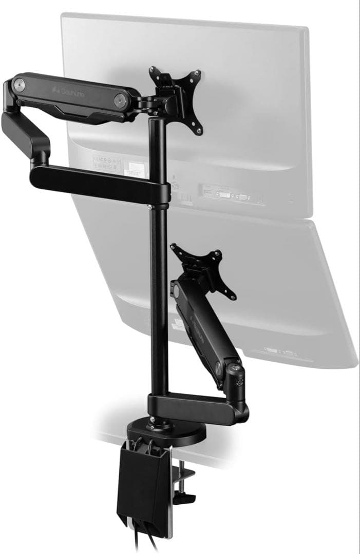 Bauhutte （バウヒュッテ） モニターアーム BMA-2GSV-BK