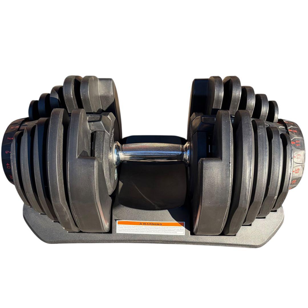 【動作確認済】DUMBBELL 可変式ダンベル 40kg ①