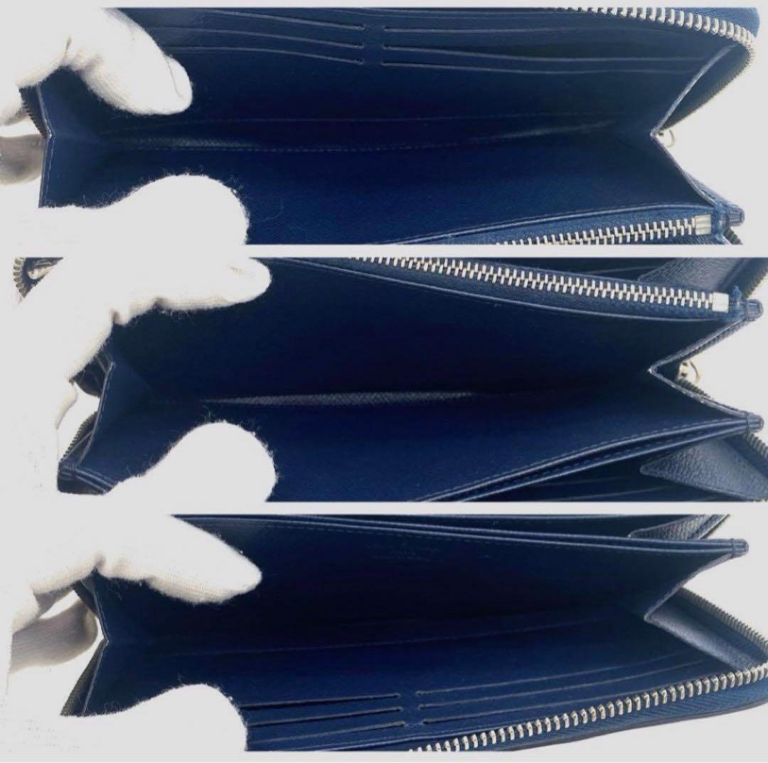 ルイヴィトン エピ ジッピーウォレット アンディゴブルー 長財布