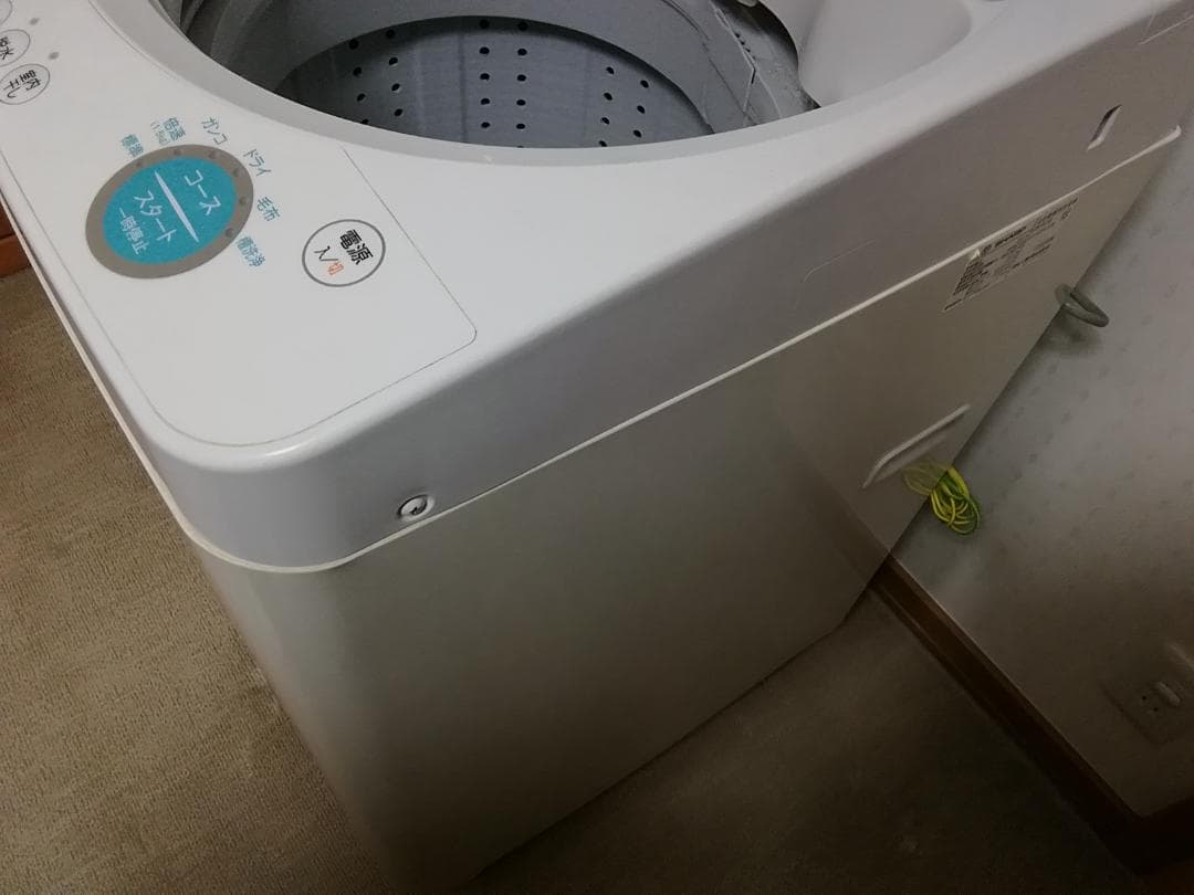 【中古品】SHARP　ES-FL45 全自動電気洗濯機 4.5㎏