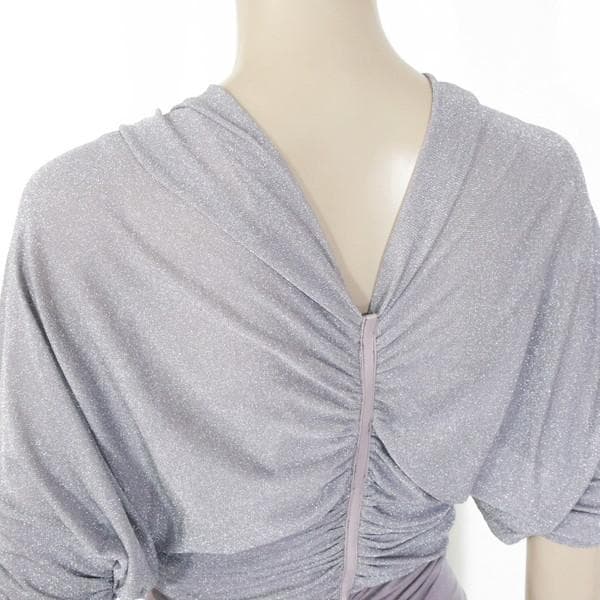 新品 エリザベッタフランキ 五分袖トップス 38 EKN730 Sサイズ ラメ