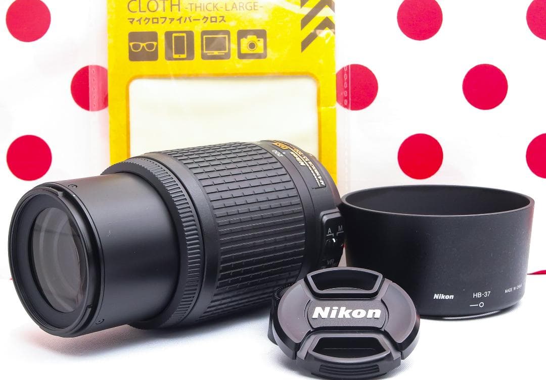 ニコン Nikon AF-S 55-200mm VR❤手振れ補正付き❤望遠レンズ