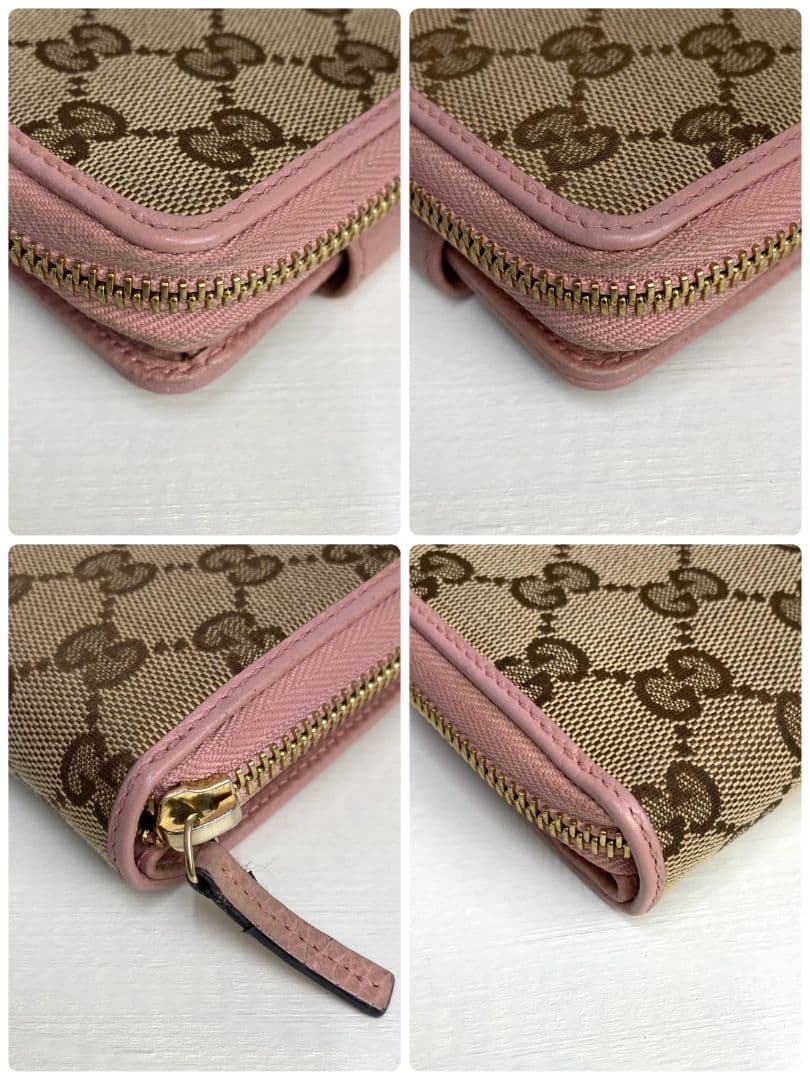 【極美品✨️】グッチ キャンバス 二つ折り財布