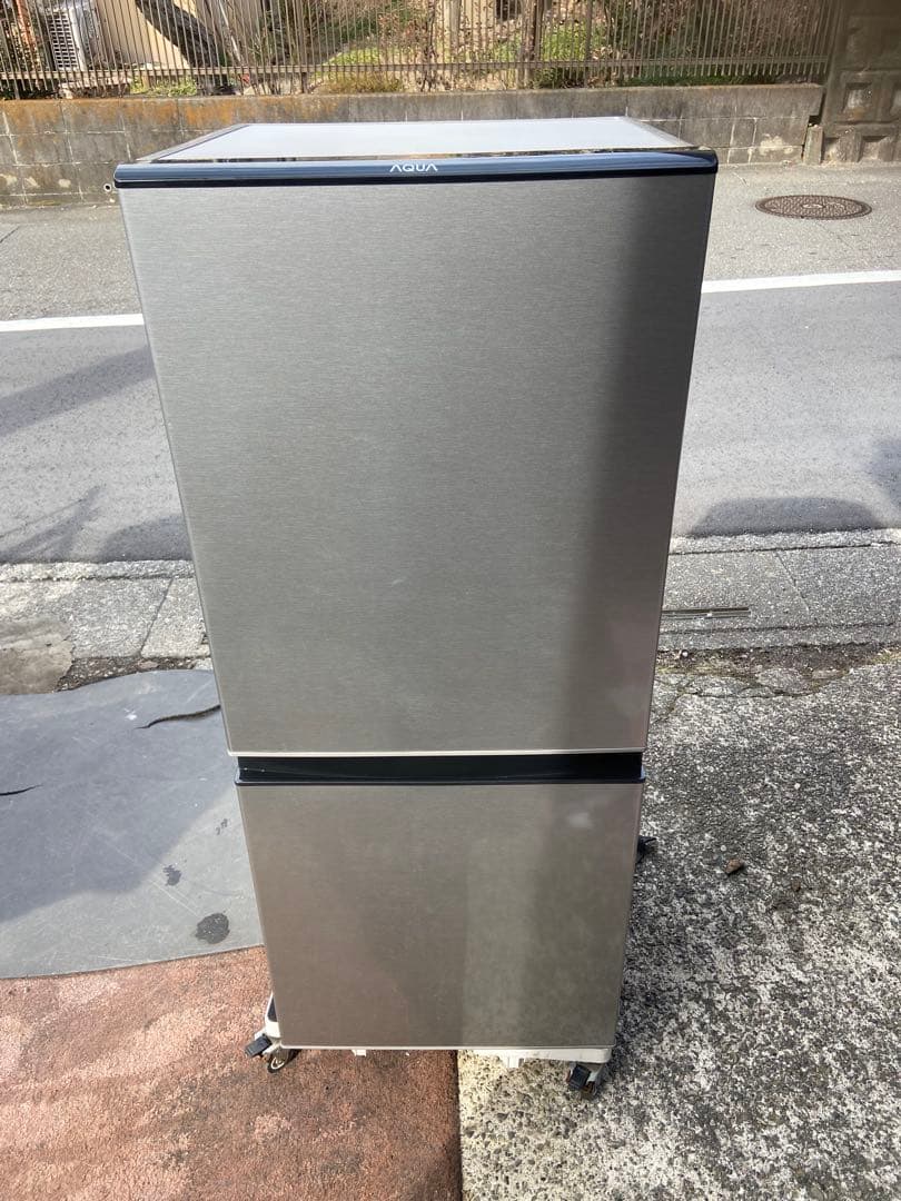 A537 美品 AQUA 2022年製 126L 冷蔵庫 シルバー